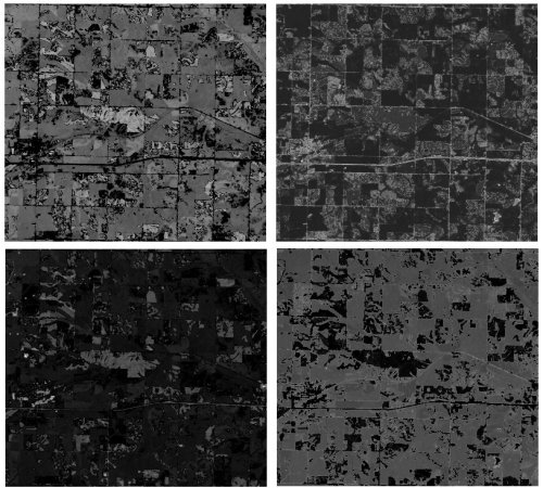 Landsat Spectral Unmixing Output