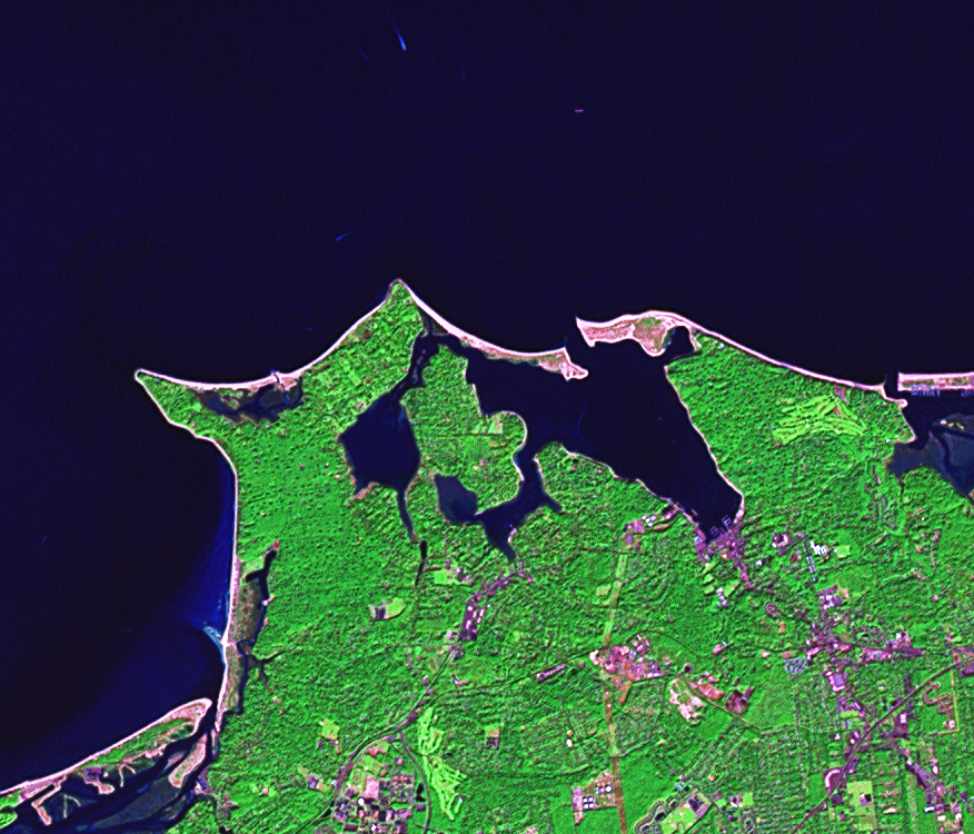 [Landsat GEOCOVER image Port Jefferson, NY USA]