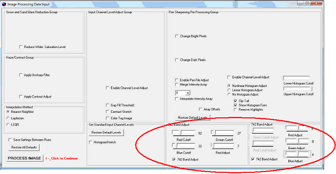 [PANCROMA Image Processing Screen]