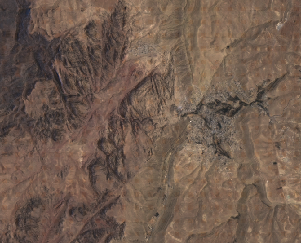 [Landsat 8 Pan Sharpened with EO1 Detail]