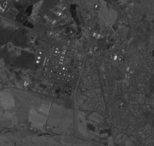 [Landsat panchromatic band image]